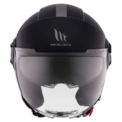 Kask otwarty MT VIALE SV S SOLID MATT BLACK czarny mat