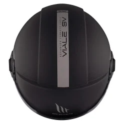 Kask otwarty MT VIALE SV S SOLID MATT BLACK czarny mat