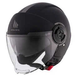 Kask otwarty MT VIALE SV S SOLID MATT BLACK czarny mat