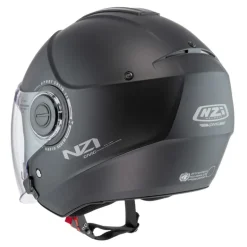 Kask otwarty NZI CIVIC SOLID MATT BLACK czarny mat