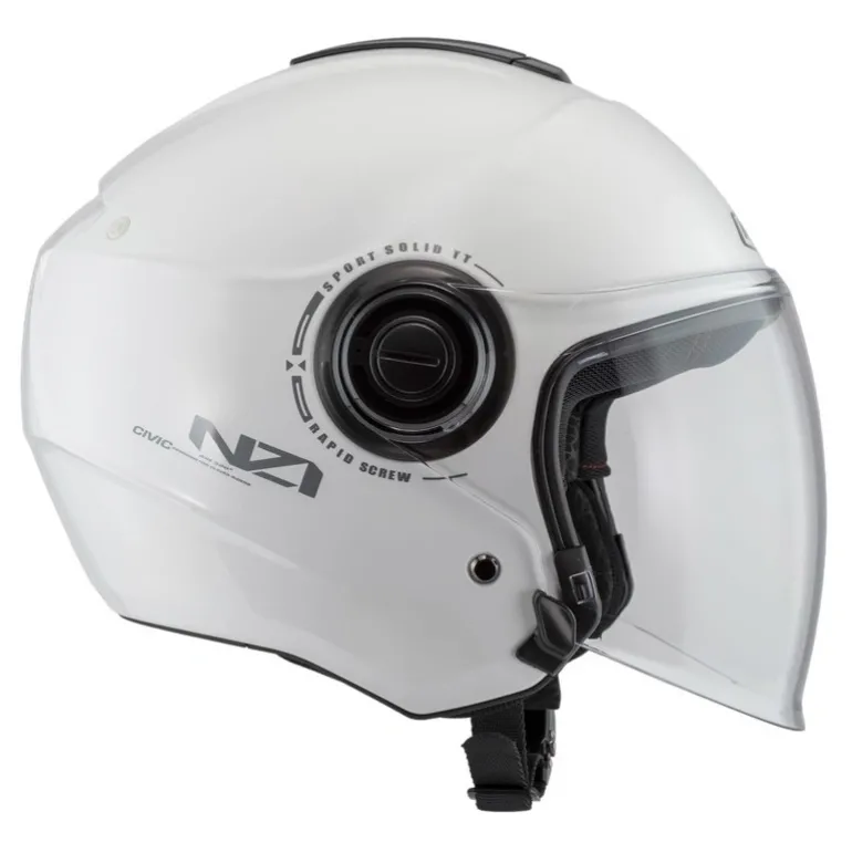 Kask otwarty NZI CIVIC SOLID WHITE biały