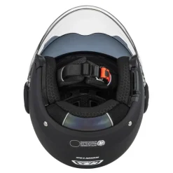 Kask otwarty NZI RINGWAY 2 DUO MATT BLACK czarny mat