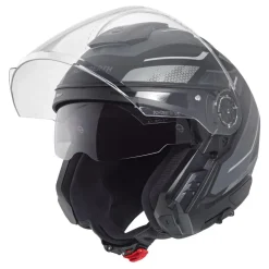 Kask otwarty SCHUBERTH J2 ECE SIGMA GREY czarny szary