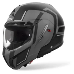 Kask szczękowy AIROH MATHISSE II GENIUS GREY MATT szary czarny