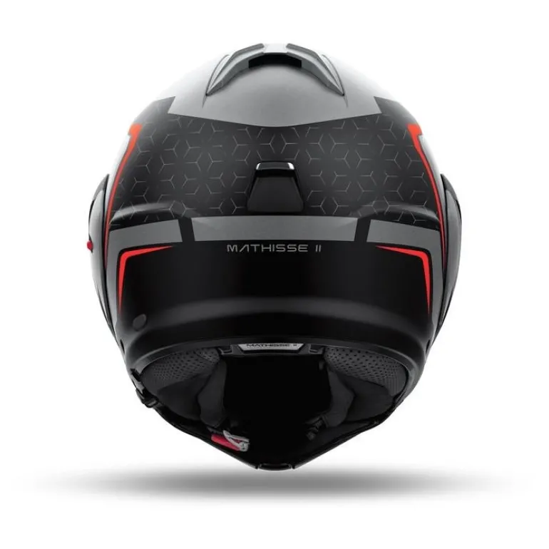 Kask szczękowy AIROH MATHISSE II MAGNET MATT czerwony szary czarny