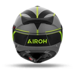 Kask szczękowy AIROH SPECKTRE LEAF YELLOW MATT żółty fluo szary