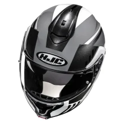 Kask szczękowy HJC C91N KAON BLACK/WHITE czarny biały