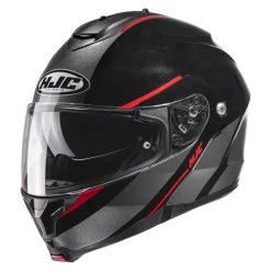 Kask szczękowy HJC C91 TERO BLACK/RED czarny grafitowy czerwony