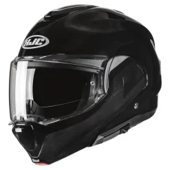 Kask szczękowy HJC F100 METAL BLACK czarny