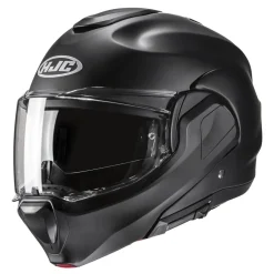 Kask szczękowy HJC F100 SEMI FLAT BLACK czarny mat
