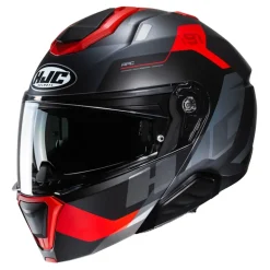 Kask szczękowy HJC I91 CARST BLACK/RED czarny czerwony