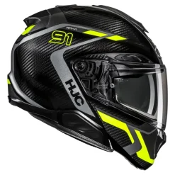 Kask szczękowy HJC RPHA 91 CARBON LAGOS BLACK/YELLOW czarny złoty