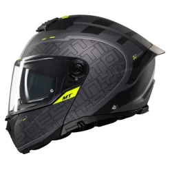 Kask szczękowy MT ATOM 2 SV DESTINY MATT BLACK/GREY