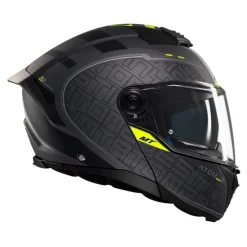 Kask szczękowy MT ATOM 2 SV DESTINY MATT BLACK/GREY