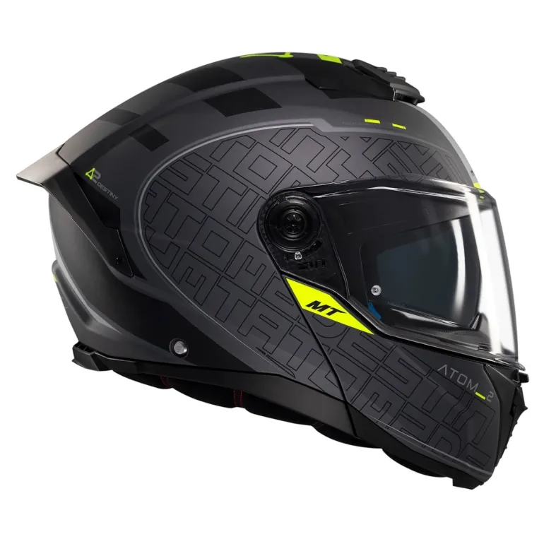 Kask szczękowy MT ATOM 2 SV DESTINY MATT BLACK/GREY