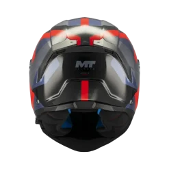 Kask szczękowy MT ATOM 2 SV DEXTER BLUE/RED niebieski czerwony