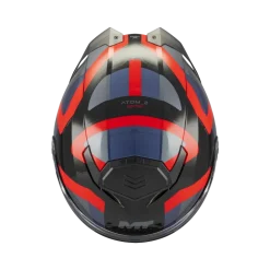 Kask szczękowy MT ATOM 2 SV DEXTER BLUE/RED niebieski czerwony
