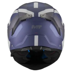 Kask szczękowy MT ATOM 2 SV DEXTER BLUE/SILVER niebieski szary