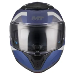 Kask szczękowy MT ATOM 2 SV DEXTER BLUE/SILVER niebieski szary