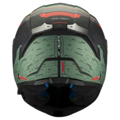 Kask szczękowy MT ATOM 2 SV HIGHLANDS GREY/FLUO zielony czarny czerwony