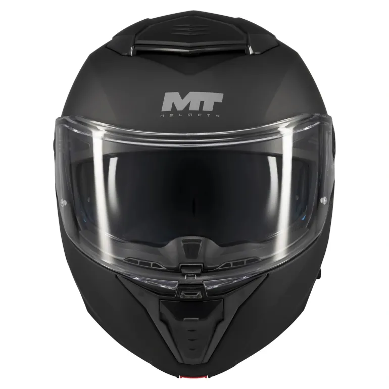 Kask szczękowy MT ATOM 2 SV PURE BLACK MATT czarny mat