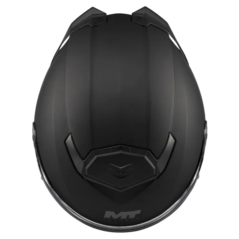 Kask szczękowy MT ATOM 2 SV PURE BLACK MATT czarny mat