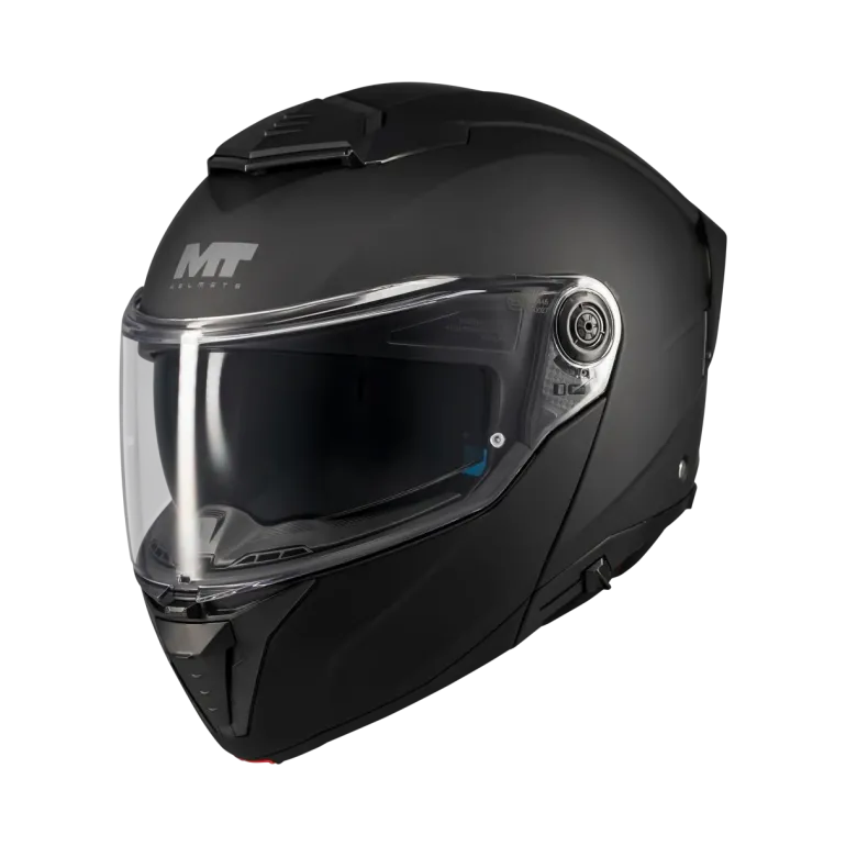 Kask szczękowy MT ATOM 2 SV PURE BLACK MATT czarny mat