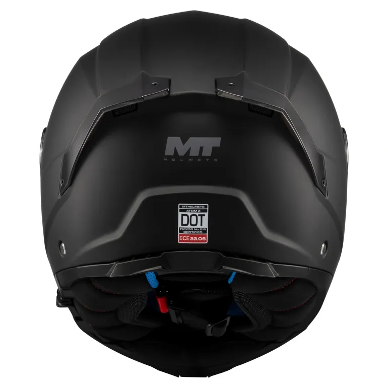 Kask szczękowy MT ATOM 2 SV PURE BLACK MATT czarny mat