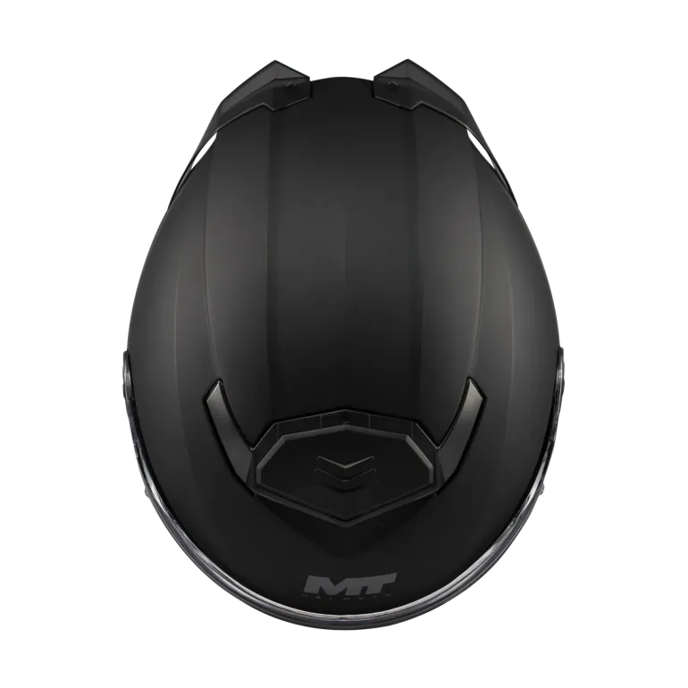 Kask szczękowy MT ATOM 2 SV PURE BLACK MATT czarny mat