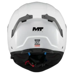 Kask szczękowy MT ATOM 2 SV PURE WHITE biały