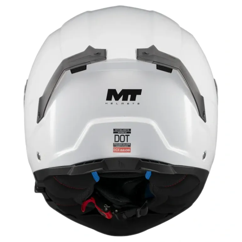 Kask szczękowy MT ATOM 2 SV PURE WHITE biały