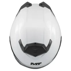 Kask szczękowy MT ATOM 2 SV PURE WHITE biały