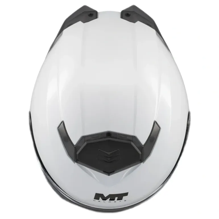 Kask szczękowy MT ATOM 2 SV PURE WHITE biały