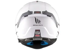 Kask szczękowy MT ATOM 2 SV SOLID GLOSS PEARL WHITE biały