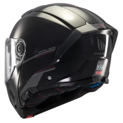 Kask szczękowy MT ATOM 2 SV SOLID GLOSS BLACK czarny