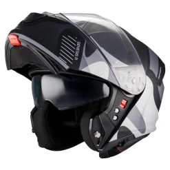 Kask szczękowy MT GENESIS R SV LANCER B12 MATT czarny szary biały