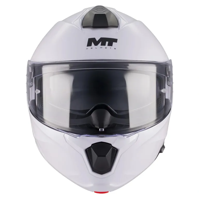 Kask szczękowy MT GENESIS R SV PURE A0 GLOSS biały