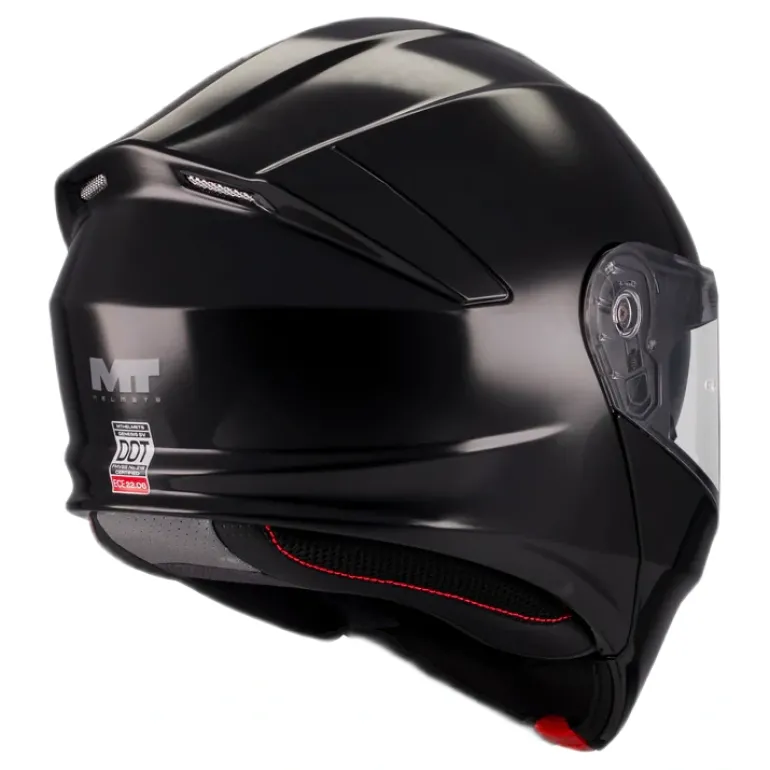 Kask szczękowy MT GENESIS SV PURE BLACK czarny