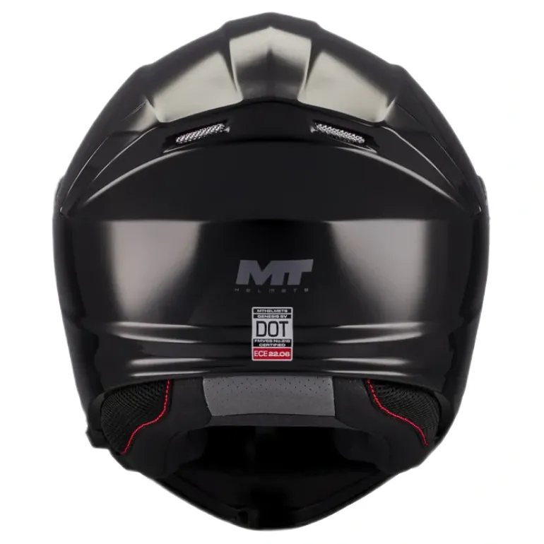 Kask szczękowy MT GENESIS SV PURE BLACK czarny