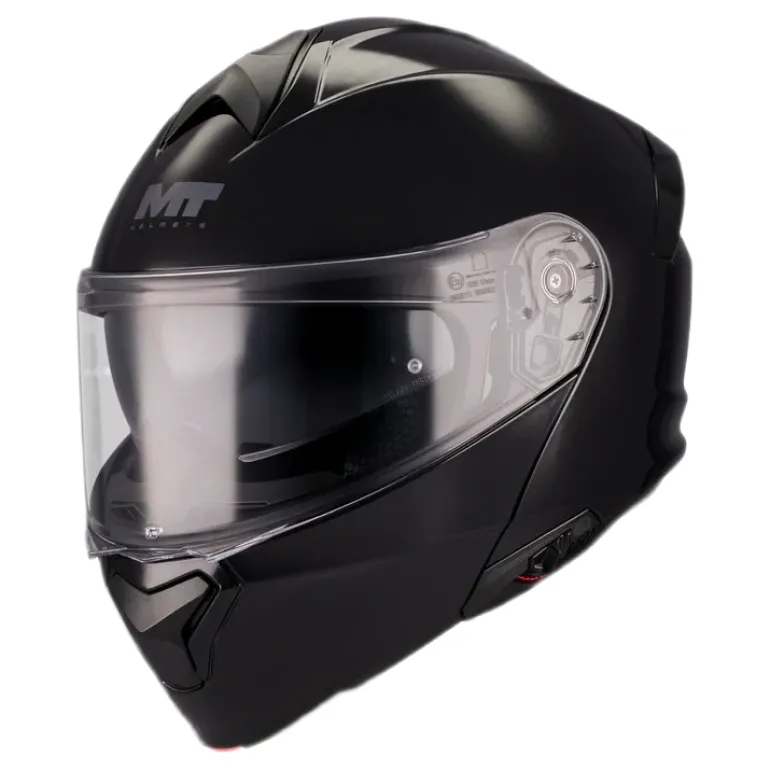 Kask szczękowy MT GENESIS SV PURE BLACK czarny