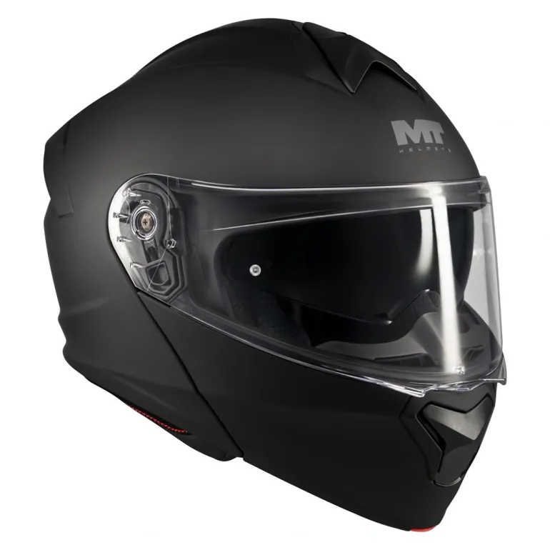 Kask szczękowy MT GENESIS SV PURE MATT BLACK czarny mat