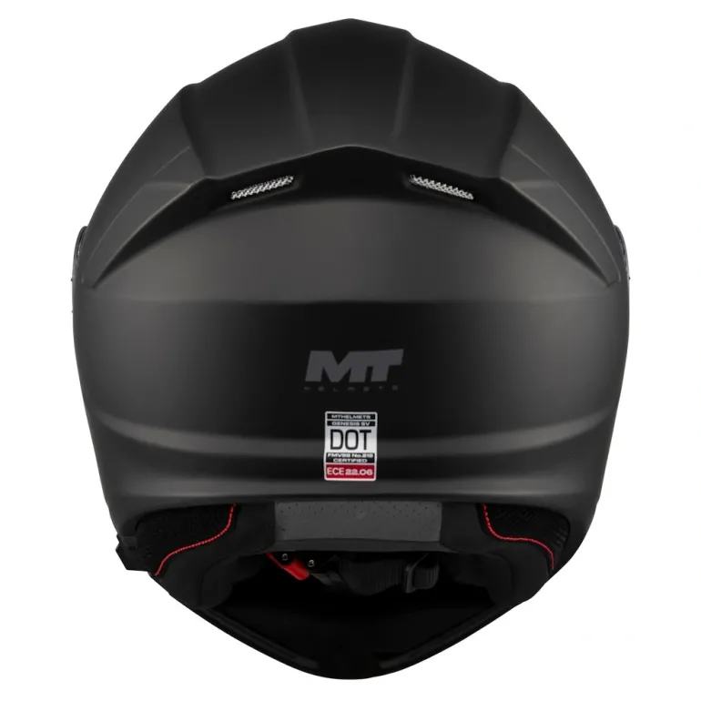 Kask szczękowy MT GENESIS SV PURE MATT BLACK czarny mat