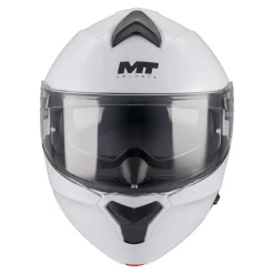 Kask szczękowy MT GENESIS SV PURE GLOSS WHITE biały