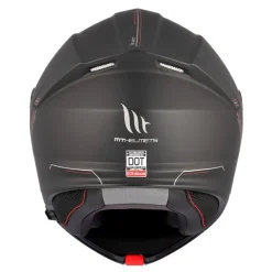 Kask szczękowy MT GENESIS SV SOLID MATT BLACK czarny mat