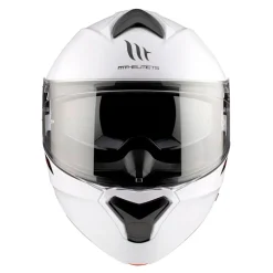 Kask szczękowy MT GENESIS SV SOLID GLOSS PEARL WHITE biały