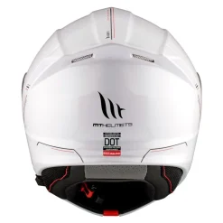 Kask szczękowy MT GENESIS SV SOLID GLOSS PEARL WHITE biały