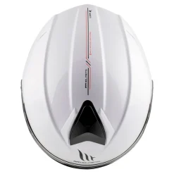 Kask szczękowy MT GENESIS SV SOLID GLOSS PEARL WHITE biały