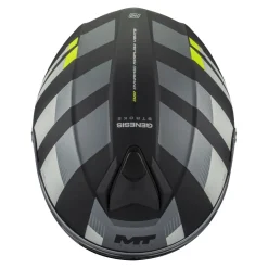 Kask szczękowy MT GENESIS SV STROKE GREY/WHITE/YELLOW BLACK szary biały żółty