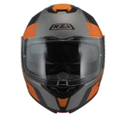 Kask szczękowy NZI COMBI 3 DUO DAILY BLACK ORANGE ANTRACITE MATT czarny pomarańczowy szary