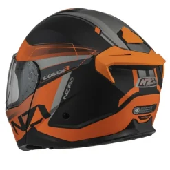 Kask szczękowy NZI COMBI 3 DUO DAILY BLACK ORANGE ANTRACITE MATT czarny pomarańczowy szary